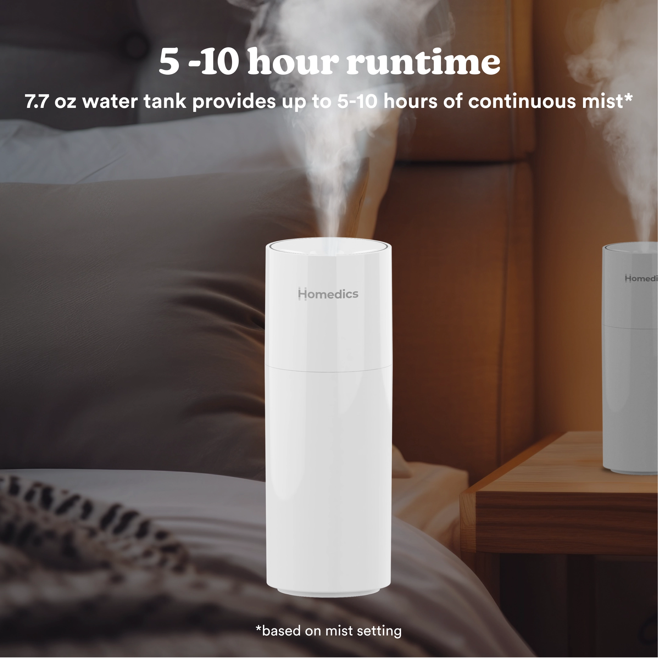 Homedics Portable Ultrasonic Humidifier - Image 6