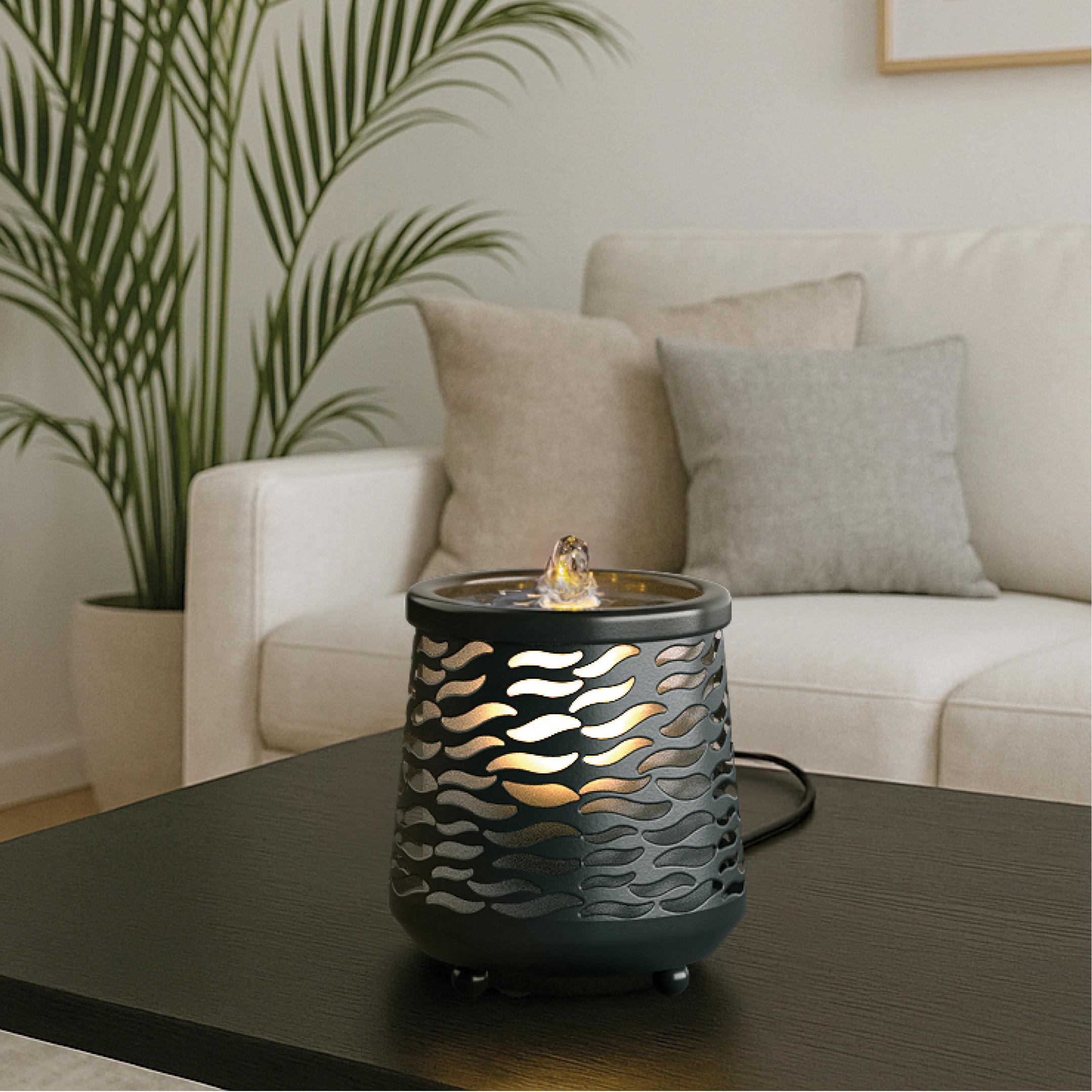 Homedics Indoor Relaxation Fountain with Light & Sound - Image 4