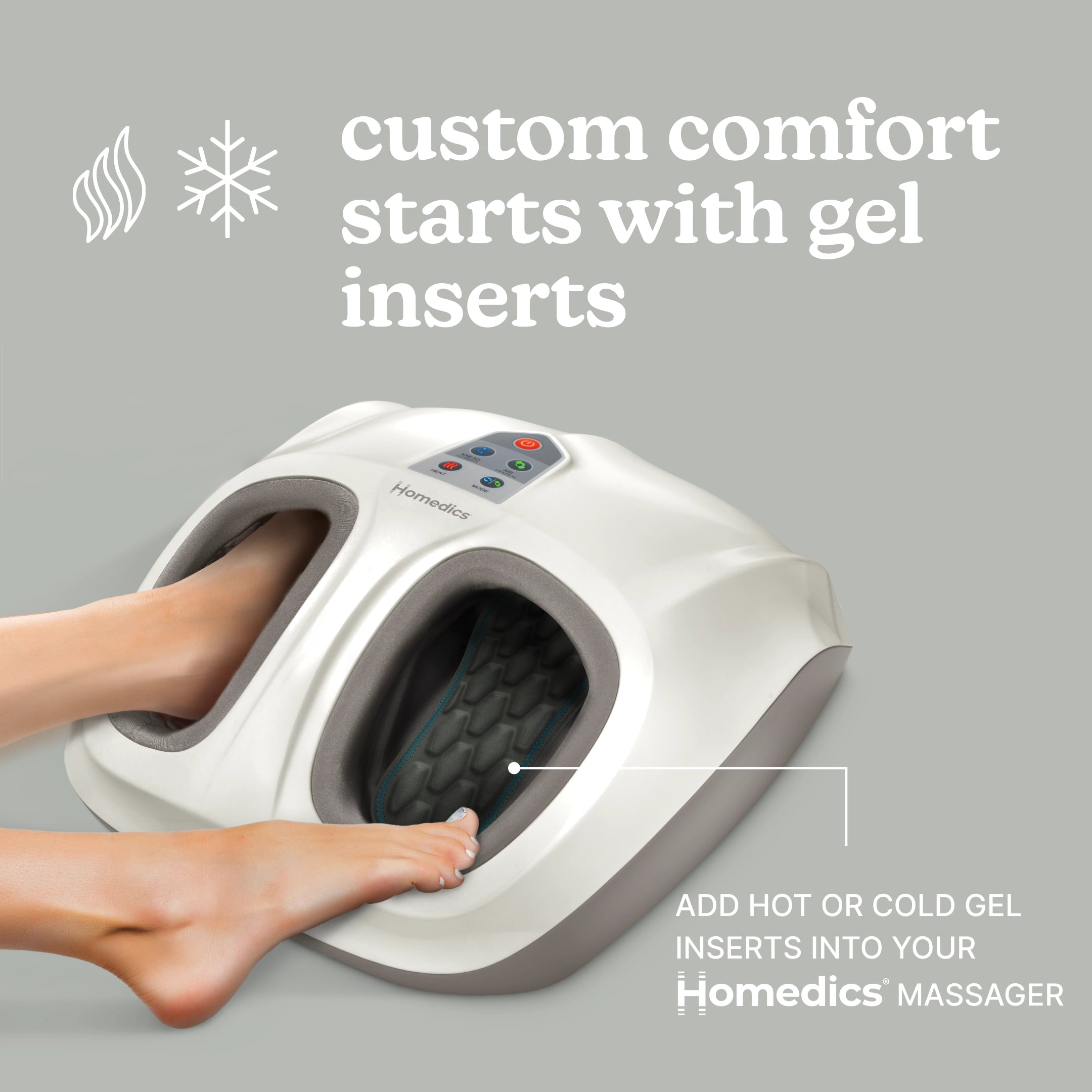 Homedics Foot Massager Gel Inserts - Image 2